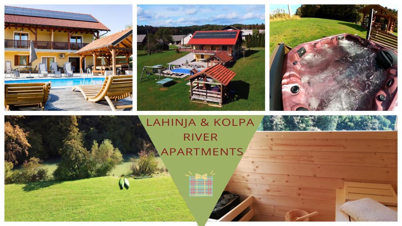 Lahinja & Kolpa River Apartments Metlika Luaran gambar
